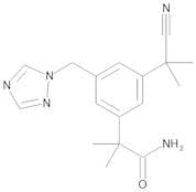 2-[3-(2-Cyanopropan-2-yl)-5-(1H-1,2,4-triazol-1-ylmethyl)phenyl]-2-methylpropanamide