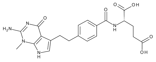 (2S)-2-[[4-[2-(2-Amino-1-methyl-4-oxo-4,7-dihydro-1H-pyrrolo[2,3-d]pyrimidin-5-yl)ethyl]benzoyl]am…