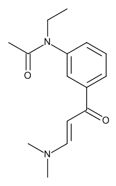 N-[3-[3-(Dimethylamino)-1-oxo-2-propenyl]phenyl]-N-ethylacetamide