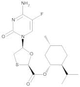 Emtricitabine L-Menthyl Ester ((2R,5S)-5-(4-Amino-5-fluoro-2-oxo-1(2H)-pyrimidinyl)-1,3-oxathiolan…