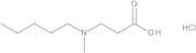 3-[Methyl(pentyl)amino]propanoic Acid Hydrochloride