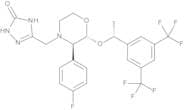 3-[[(2R,3R)-2-[(R)-1-[3,5-Bis(trifluoromethyl)phenyl]ethoxy]-3-(4-fluorophenyl)morpholino]methyl]-…
