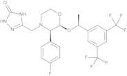 3-[[(2S,3R)-2-[(S)-1-[3,5-Bis(trifluoromethyl)phenyl]ethoxy]-3-(4-fluorophenyl)morpholino]methyl]-…