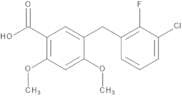 5-[(3-Chloro-2-fluorophenyl)methyl]-2,4-dimethoxybenzoic Acid