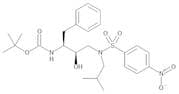tert-Butyl N-[(1S,2R)-1-Benzyl-2-hydroxy-3-[(2-methylpropyl)[(4-nitrophenyl)sulfonyl]amino]propyl]…