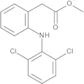 Methyl 2-[2-[(2,6-Dichlorophenyl)amino]phenyl]acetate (Methyl Ester of Diclofenac)