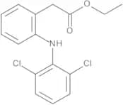 Ethyl 2-[2-[(2,6-Dichlorophenyl)amino]phenyl]acetate (Ethyl Ester of Diclofenac)