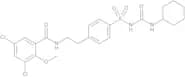 1-Cyclohexyl-3-[[4-[2-[(3,5-dichloro-2-methoxybenzoyl)amino]ethyl]phenyl]sulfonyl]urea (1-[[4-[2-[…