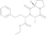Ethyl (2S)-2-[(3S,8aS)-3-Methyl-1,4-dioxooctahydropyrrolo[1,2-a]pyrazin-2-yl]-4-phenylbutanoate (E…