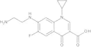 7-(2-Aminoethylamino)-1-cyclopropyl-6-fluoro-4-oxo-1,4-dihydroquinoline-3-carboxylic Acid (Ethylen…