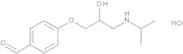 4-[(2RS)-2-Hydroxy-3-[(1-methylethyl)amino]propoxy]benzaldehyde Hydrochloride