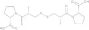 1,1'-[Disulfanediylbis-[(2S)-2-methyl-1-oxopropane-3,1-diyl]]-bis[(2S)-pyrrolidine-2-carboxylic] A…