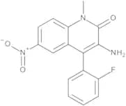 3-Amino-4-(2-fluorophenyl)-1-methyl-6-nitroquinolin-2(1H)-one