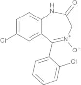 7-Chloro-5-(2-chlorophenyl)-1,3-dihydro-2H-1,4-benzodiazepin-2-one 4-Oxide