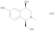(1R,4R)-4,6-Dihydroxy-1-(hydroxymethyl)-N-methyl-1,2,3,4-tetrahydroisoquinoline Hydrochloride