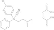 (2RS)-2-(4-Chloro-phenyl)-4-(dimethylamino)-2-(pyridin-2-yl)butanenitrile Maleate