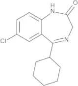 7-Chloro-5-cyclohexyl-1,3-dihydro-2H-1,4-benzodiazepin-2-one