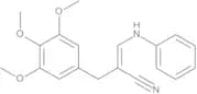 3-(Phenylamino)-2-(3,4,5-trimethoxybenzyl)prop-2-enenitrile (E/Z-mixture)