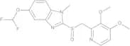 5- and 6-(Di-fluoromethoxy)-2-[(RS)-[(3,4-dimethoxypyridin-2-yl)methyl]sulphinyl]-1-methyl-1H-benz…