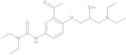 3-[3-Acetyl-4-[(2RS)-3-(diethylamino)-2-hydroxypropoxy]phenyl]-1,1-diethylurea
