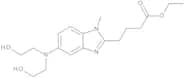 5-[Bis(2-hydroxyethyl)amino]-1-methyl-1H-benzimidazole-2-butanoic Acid Ethyl Ester