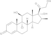 9-Chloro-11β,17,21-trihydroxy-16β-methylpregna-1,4-diene-3,20-dione (Beclometasone)