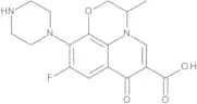 (RS)-9-Fluoro-3-methyl-7-oxo-10-(piperazin-1-yl)-2,3-dihydro-7H-pyrido[1,2,3-de]-1,4-benzoxazine-6…