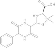 (4S)-2-(3,6-Dioxo-5-phenylpiperazin-2-yl)-5,5-dimethylthiazolidine-4-carboxylic Acid (Diketopipera…