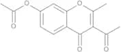 7-Acetoxy-3-acetyl-2-4H-1-benzopyran-4-one