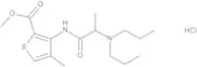 Methyl 3-[[(2RS)-2-(Dipropylamino)propanoyl]amino]-4-methylthiophene-2-carboxylate Hydrochloride (…