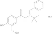 2-[Benzyl(1,1-dimethylethyl)amino]-1-[4-hydroxy-3-(hydroxymethyl)phenyl]ethanone Hydrochloride