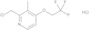 2-Chloromethyl-3-methyl-4-(2,2,2-trifluoro-ethoxy)pyridine Hydrochloride