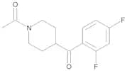 1-[4-(2,4-Difluorobenzoyl)piperidin-1-yl]ethanone