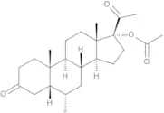 6α-Methyl-3,20-dioxo-5β-pregnan-17-yl Acetate (4,5β-Dihydromedroxyprogesterone Acetate)