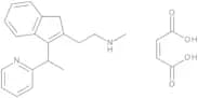 N-Methyl-2-[3-[(1RS)-1-(pyridin-2-yl)ethyl]-1H-inden-2-yl]ethanamine Maleate