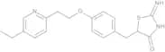 5-[4-[2-(5-Ethylpyridin-2-yl)ethoxy]benzyl]-2-iminothiazolidin-4-one