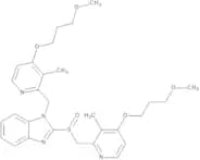 1-[[4-(3-Methoxypropoxy)-3-methylpyridin-2-yl]methyl]-2-[[[4-(3-methoxypropoxy)-3-methylpyridin-2-…