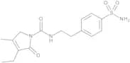 3-Ethyl-4-methyl-2-oxo-N-[2-(4-sulphamoylphenyl)ethyl]-2,3-dihydro-1H-pyrrole-1-carboxamide (Glime…