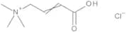 (2EZ)-4-(Trimethylazaniumyl)but-2-enoic Acid Chloride (Crotonobetaine Hydrochloride)