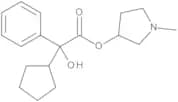 1-Methylpyrrolidin-3-yl 2-Cyclopentyl-2-hydroxy-2-phenylacetate