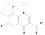 1-Cyclopropyl-6,7-difluoro-1,4-dihydro-8-methoxy-4-oxo-3-quinolinecarboxylic Acid