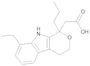 2-[(1RS)-8-Ethyl-1-propyl-1,3,4,9-tetrahydropyrano[3,4-b]indol-1-yl]acetic Acid (1-Propyl Etodolac)