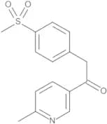 1-(6-Methyl-3-pyridinyl)-2-[4-(methylsulfonyl)phenyl]ethanone