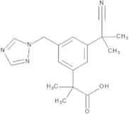 2-[3-(2-Cyanopropan-2-yl)-5-(1H-1,2,4-triazol-1-ylmethyl)phenyl]-2-methylpropanoic Acid
