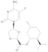 Emtricitabine L-Menthyl Ester ((2R,5S)-5-(4-Amino-5-fluoro-2-oxo-1(2H)-pyrimidinyl)-1,3-oxathiolan…