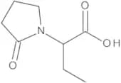 (2RS)-2-(2-Oxopyrrolidin-1-yl)butanoic Acid
