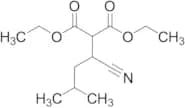 Diethyl 2-(1-Cyano-3-methylbutyl)propanedioate