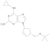 6-(Cyclopropylamino)-9-[(1R,4S)-4-[[(1,1-dimethylethyl)oxy]methyl]cyclopent-2-enyl]-9H-purine-2-am…