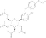 Dapagliflozin Tetraacetate ([(2R,3R,4R,5S,6S)-3,4,5-Triacetoxy-6-[4-chloro-3-(4-ethoxybenzyl)pheny…