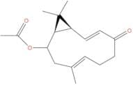 (1R,4E,9E,11S)-4,12,12-trimethyl-8-oxobicyclo[9.1.0]dodeca-4,9-dien-2-yl acetate